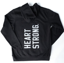 NEW Heart Strong Vertical Hoodie - Black