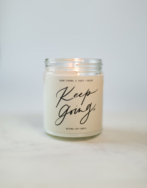 Keep Going Candle - Grapefruit Mint